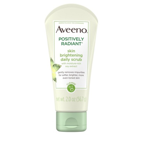 Aveeno Positively Radiant Skin Brightening Exfoliating Face Scrub - 2oz - image 1 of 4