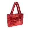Quilted Tote Bag Red - Bullseye's Playground™ - 4 of 4