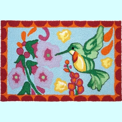 Jellybean Hummingbird Indoor & Outdoor Rug: A Vibrant Accent for Indoor & Outdoor Living 20"X30"