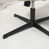 NicBex Adjustable Home Office Chair Modern Armless Computer Chair Vanity Chair with Metal Frame and Low-Back for Office, Study, Living Room - 3 of 4