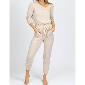 Women's BUTTER SOFT DRAWSTRING JUMPSUIT - Fate by LFD - 1 of 4