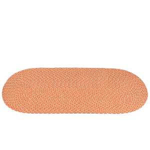 Collections Etc Sunsplash Braided Two-Tone Accent Rug - 1 of 3