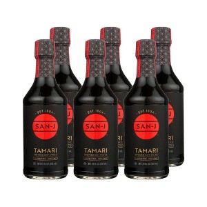 San-J Tamari Brewed Soy Sauce - Case of 6/20 fz - 1 of 4