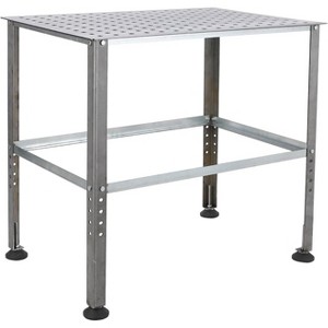 Acekool Steel Welding Table, 36"x24", 600LBS Capacity, Heavy-Duty Workbench with Fixture Holes, Non-Slip Feet for Power Station Machinery - 1 of 4