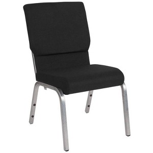 Riverstone Furniture Collection Fabric Church Chair Black