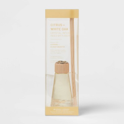 80ml Citrus and White Oak Wellness Crystal Reed Diffuser - Project 62™