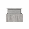 vidaXL Modern Gray Sonoma Engineered Wood Coffee Table with Sturdy Tabletop & Ample Storage - 4 of 4