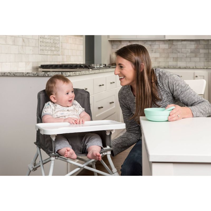 Regalo My Portable High Chair with Tray - Gray, 2 of 5