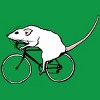 Men's Design By Humans Cycling Rat By TeaandInk T-Shirt - 2 of 4