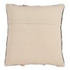 Saro Lifestyle Geo Print Triangle Tassel Pillow - Down Filled, 18" Square, Multi - 2 of 2