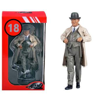 1930's Ettore Bugatti with Raincoat Figurine for 1/18 Scale Model Cars by LeMans Miniatures