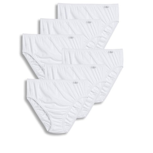 Jockey Women's Plus Size Elance French Cut - 6 Pack 9 White : Target