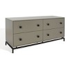 Claudette 4 Drawer Modern Dresser - SFV2123 - Safavieh Couture - 4 of 4