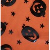 Northlight 55" x 47" Halloween Pumpkin and Stars Table Cloth - Orange/Black - 3 of 3