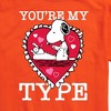 Men's - Peanuts - You're My Type Short Sleeve Graphic T-Shirt - 2 of 4