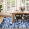 8x10 Area Rugs Geometric Neutral Living Room Rug Stain-Resistant Low Pile Non Slip Indoor - 2 of 4