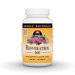 Resveratrol 500 500 mg by Source Naturals, Inc.  -  60 Tablet - 1 of 3