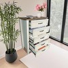 Wood 5 Drawers Dresser with Metal Handle for Bedroom Hallway and Entryway, Vintage - 2 of 4
