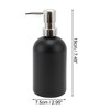 Unique Bargains Classic Cylindrical Soap Pump Dispenser for Hotels 400ml 1 Pc - 4 of 4