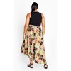 Women's Plus Size Eva Skirt - beige | CITY CHIC - 2 of 4