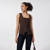 Women's Square Neck Sleeveless Front Bow Tie Closure Vest Top - A New Day™ - 4 of 4