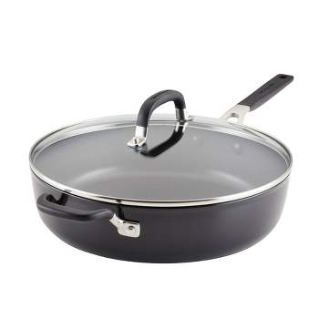 T-fal® Pure Cook Nonstick Covered Saute Pan - Black, 5 Qt - Harris Teeter