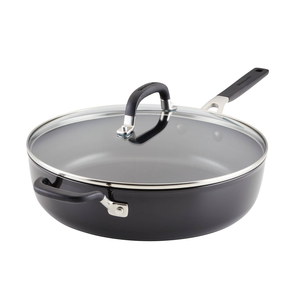 KitchenAid 5qt Hard Anodized Covered Saute with Helper Handle