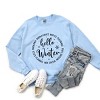 Simply Sage Market Hello Winter Circle Sweatshirt - 3 of 4