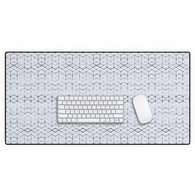 Becky Bailey Shibori Diamonds Desk Mat - Deny Designs