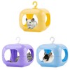 Novel hamster pendant nest cute candy color practical and beautiful swing toy rotating hook hanging small prop - 3 of 4