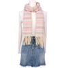 INSPIRE CHIC Women's Colorful Plaid Blended Cashmere Fringe Winter Warm Scarves 1Pc - 2 of 4