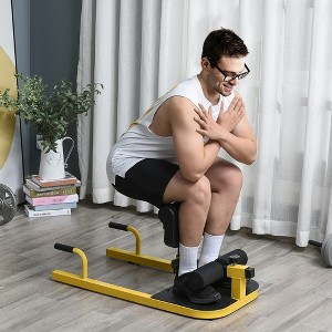 Whisen Men’s Multifunctional 3-in-1 Padded Sissy Squat Machine with Non-Slip Foot Plate, Foam Roller Pads - 1 of 4