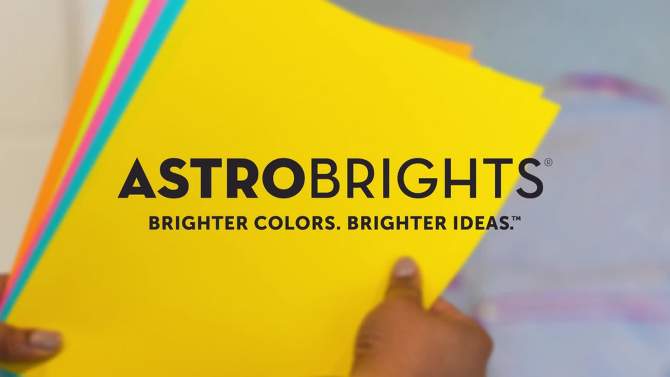 8.5&#34;x11&#34; Cardstock Bright 50 Sheets - Astrobrights, 2 of 10, play video