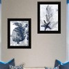 "Ocean Collection" 2-Piece Vignette By Stellar Design Studio, Ready to Hang Framed Print, Black Frame - 3 of 4