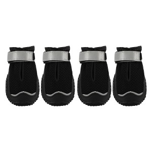 Unique Bargains Breathable Dog Shoes Dog Boots Paw Protectors 4 Pcs - 1 of 4