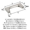 Amerock Merced Pull for Cabinets, Drawers, and Furniture - 4 of 4