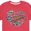 Boys' - Hot Wheels - Surfing Mix In A Heart Short Sleeve Graphic T-Shirt - 2 of 4