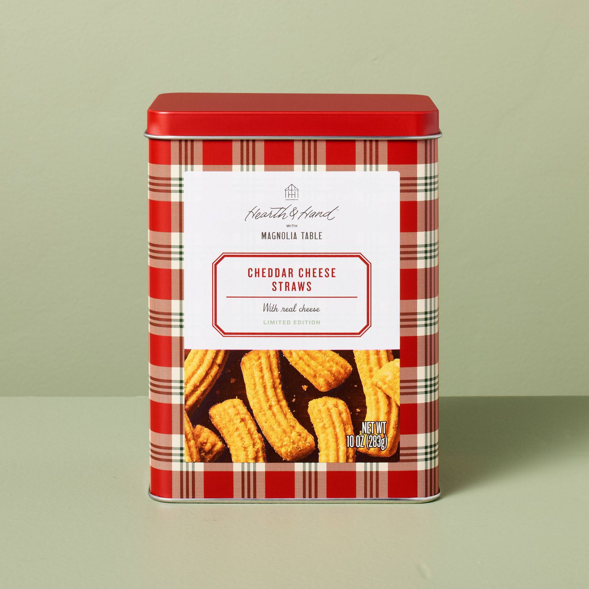Christmas Cheddar Straws Chips - 10oz - Hearth & Hand™ with Magnolia Table