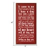 Slickblue Dog Lover Rustic Wall Sign – Pet Memorial Quote Wood Plaque – Thoughtful Home Accent 9x18, Color Options - 3 of 3