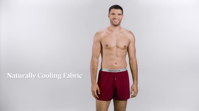 Fruit Of The Loom Select Men's Comfort Supreme Cooling Blend Knit Boxers  4pk : Target