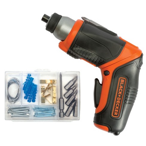 BLACK+DECKER Cordless Screwdriver with Pivoting Handle, Electric