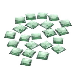 Unique Bargains Square Acrylic Flat Back DIY Crafting Decor Jewelry Rhinestone 20 Pcs - 1 of 4