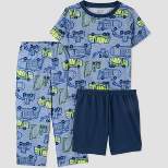 Carter's Just One You®️ Toddler Boys' 3pc Pajama Set - Blue