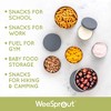 WeeSprout Stainless Steel Food Storage Containers, Leakproof Silicone Lids, BPA-Free - Set of 3 (4oz, 8 oz, 12 oz) - 3 of 4
