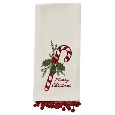 Park Designs Candy Cane Dishtowel Set of 2