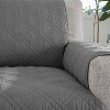 Sure Fit Gemma Sofa Furniture Waterproof Pet Protector Cover Taupe: Microfiber, Non-Slip, Indoor Use - image 2 of 4