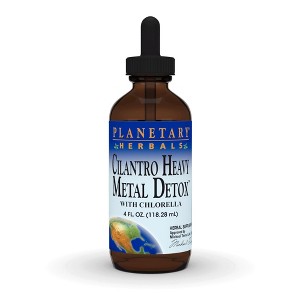 Cilantro Heavy Metal Detox with Chlorella by Planetary Herbals  -  4 oz Liquid - 1 of 3
