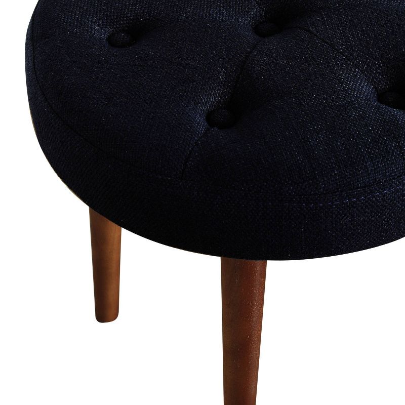 Penelope Round Tufted Stool - Adore Décor, 3 of 6