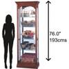 Howard Miller 680340 Portland Curio Cabinet 680340 Windsor Cherry - 2 of 2
