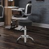 BestMassage Round Rolling Stool Swivel Salon Stool Adjustable Spa Stool with 5 Wheels - 2 of 4
